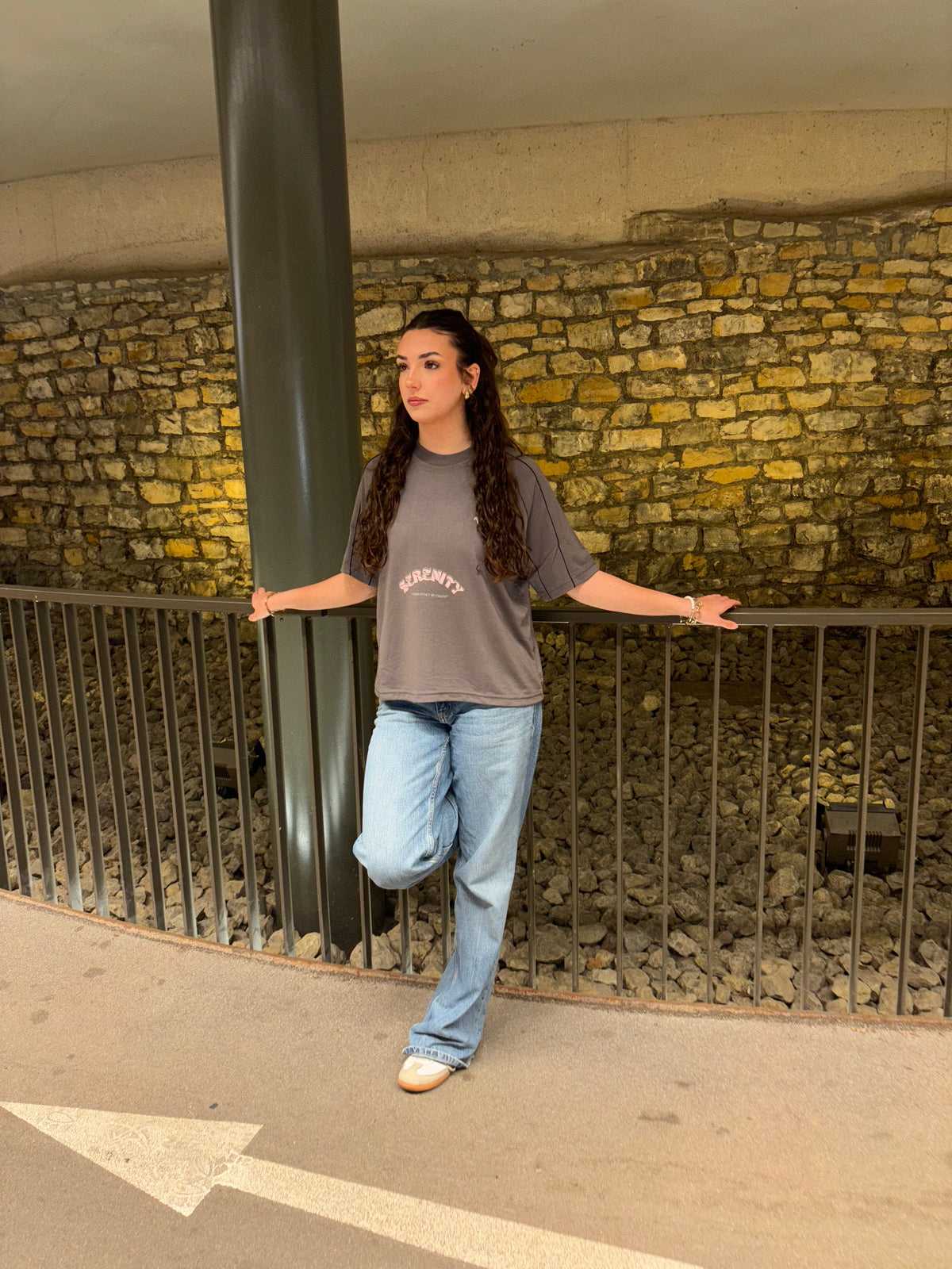Baggy Fit Tee, Grey