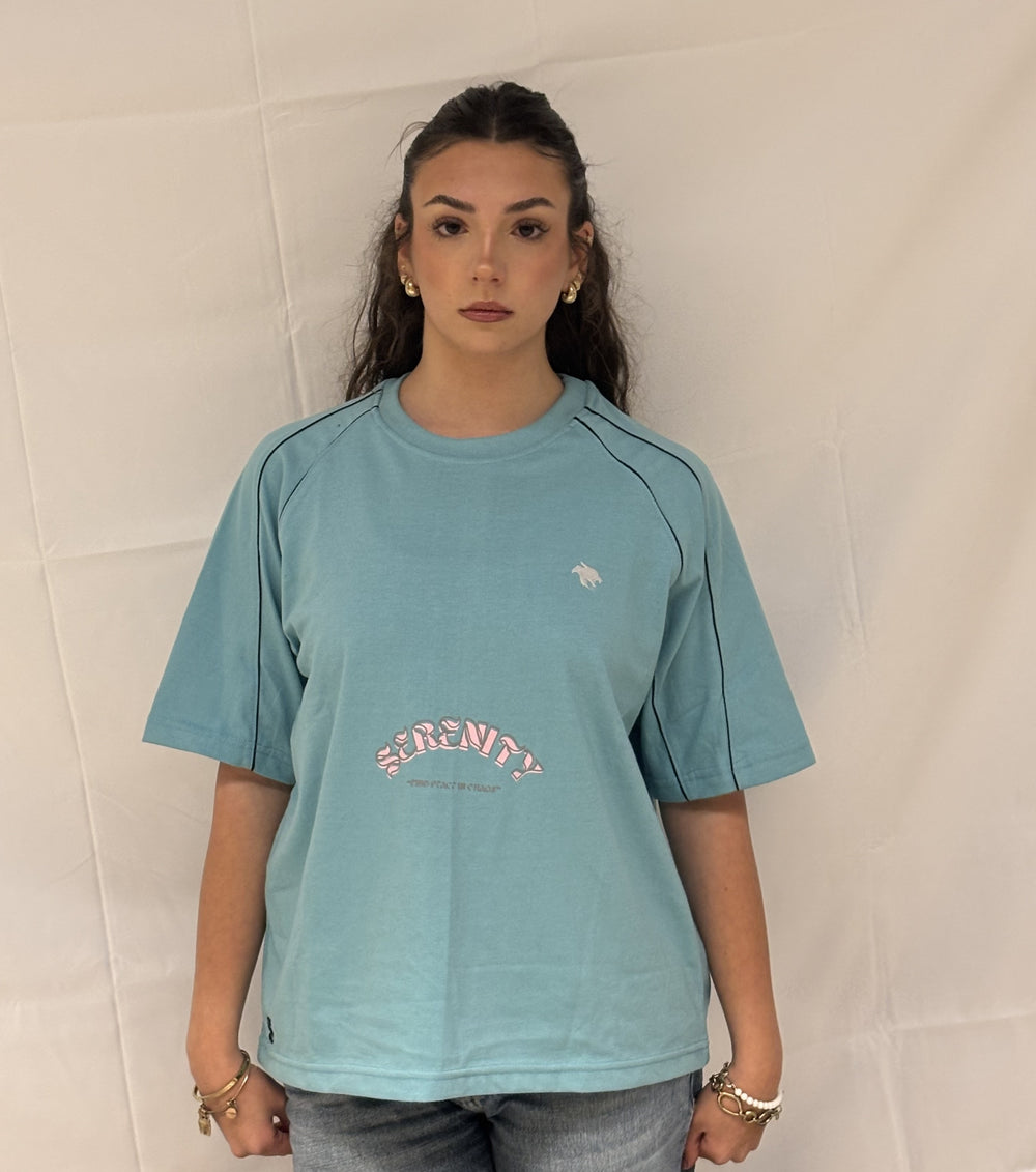 Baggy Fit Tee, Light Blue