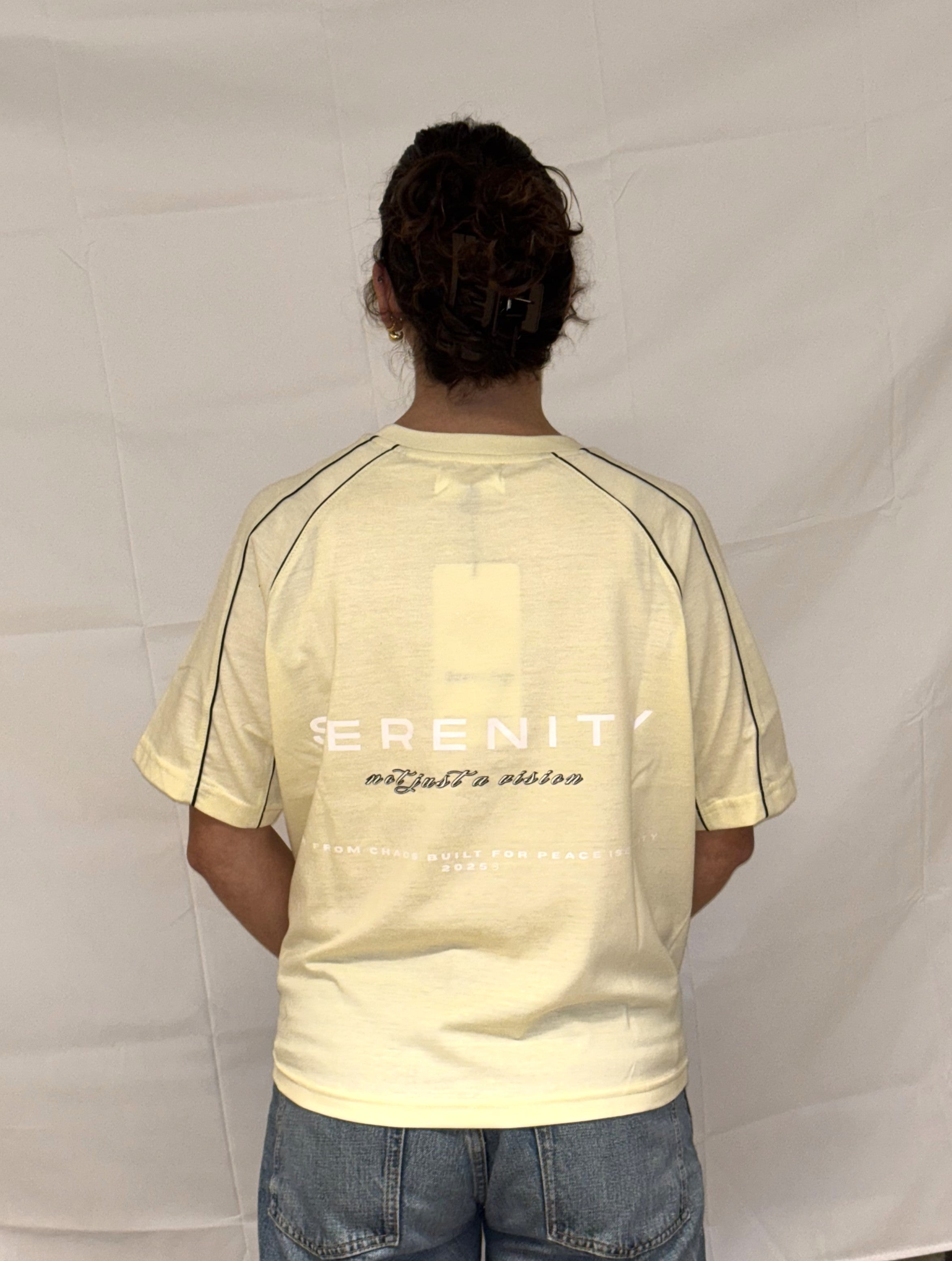 Baggy Fit Tee, Cream