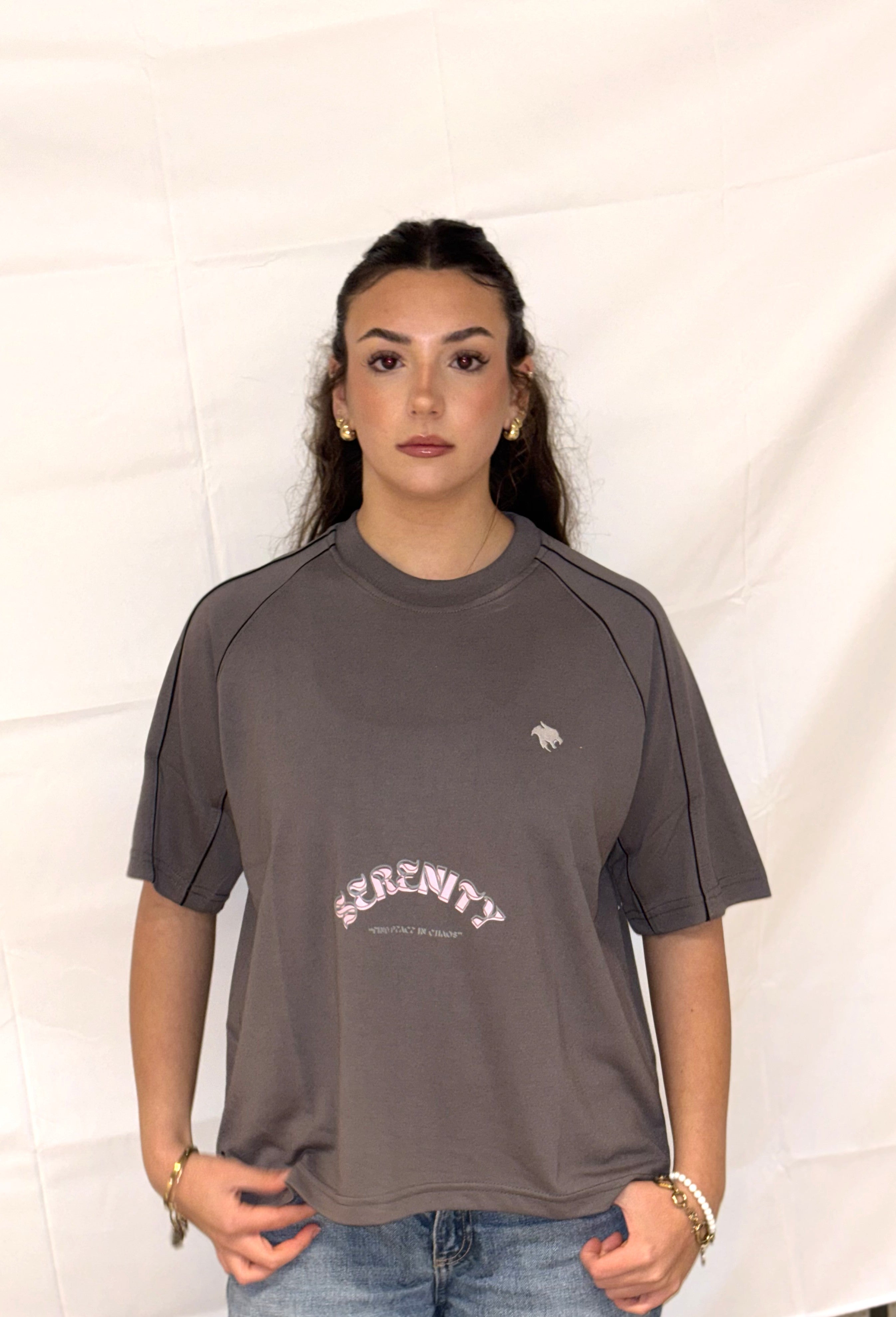 Baggy Fit Tee, Grey