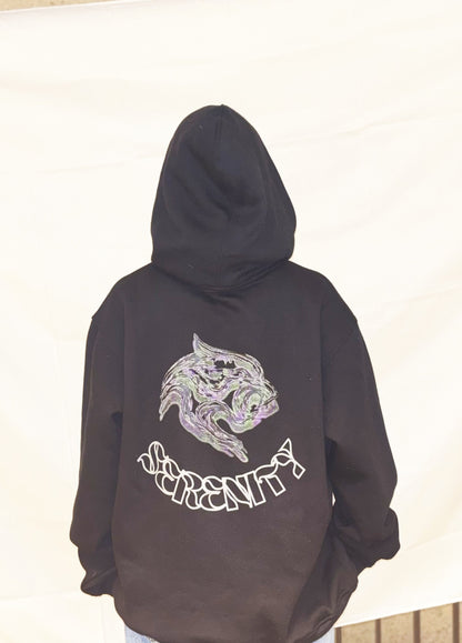 Baggy Fit Hoodie, Black